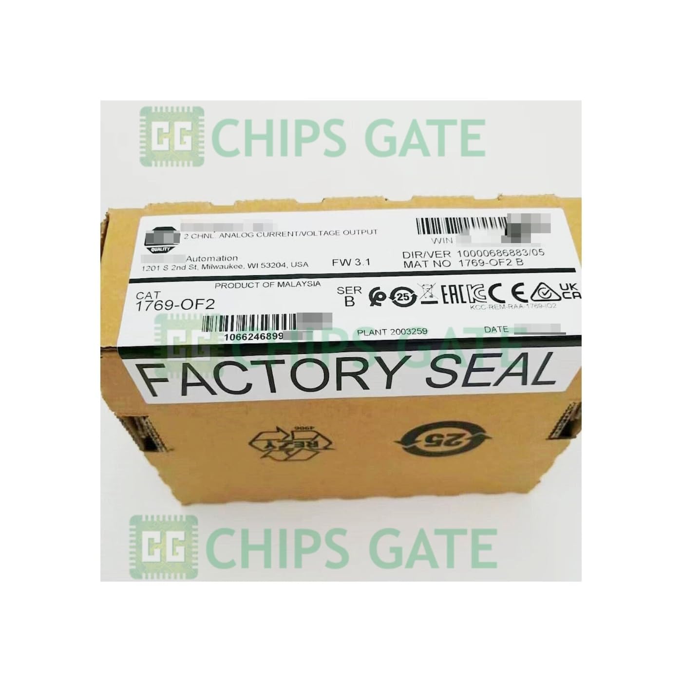 NEW INOX 1769-OF2 Ser Output Module New Sealed 1769OF2