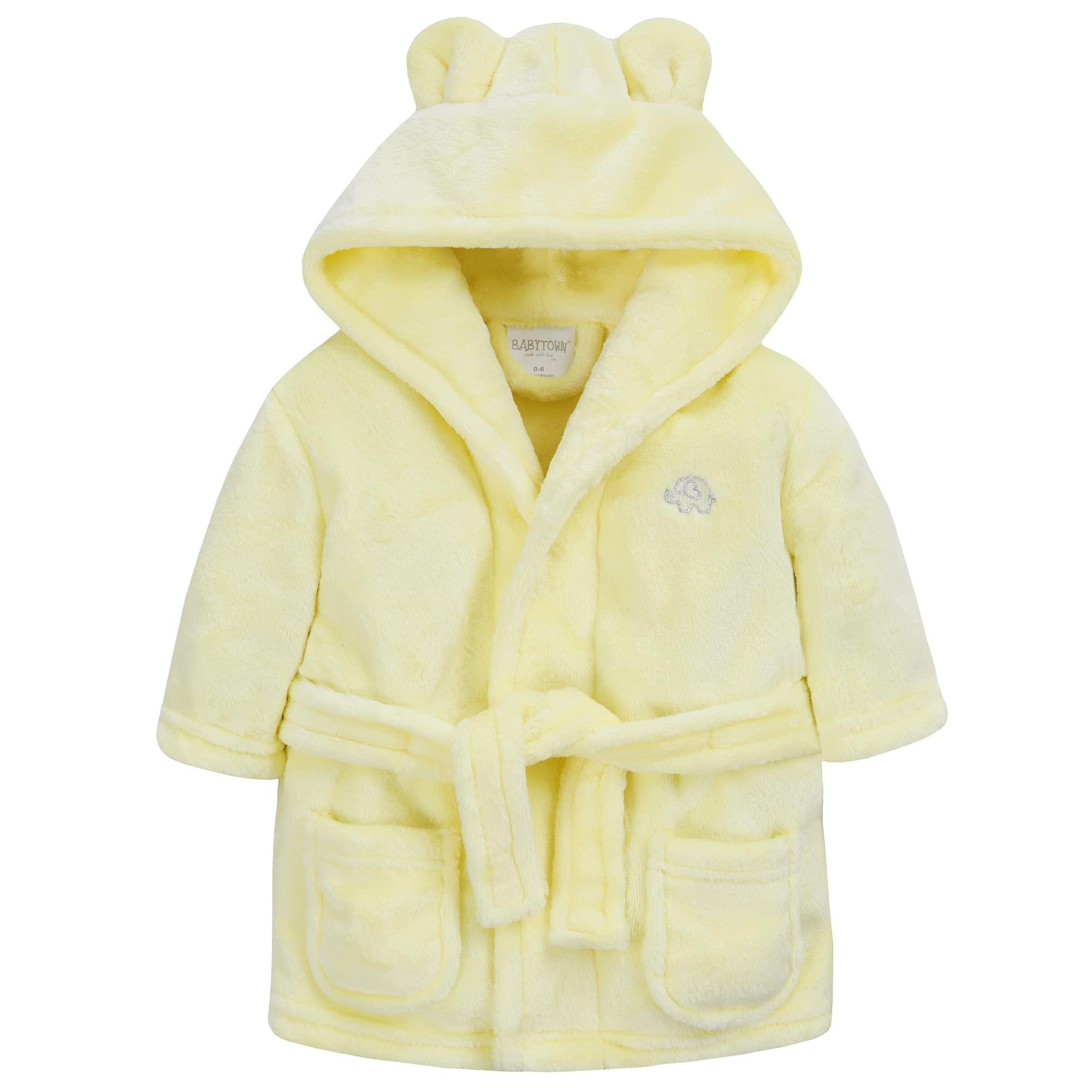 Peignoir bébé garçon fille flanelle polaire 6-24 mois