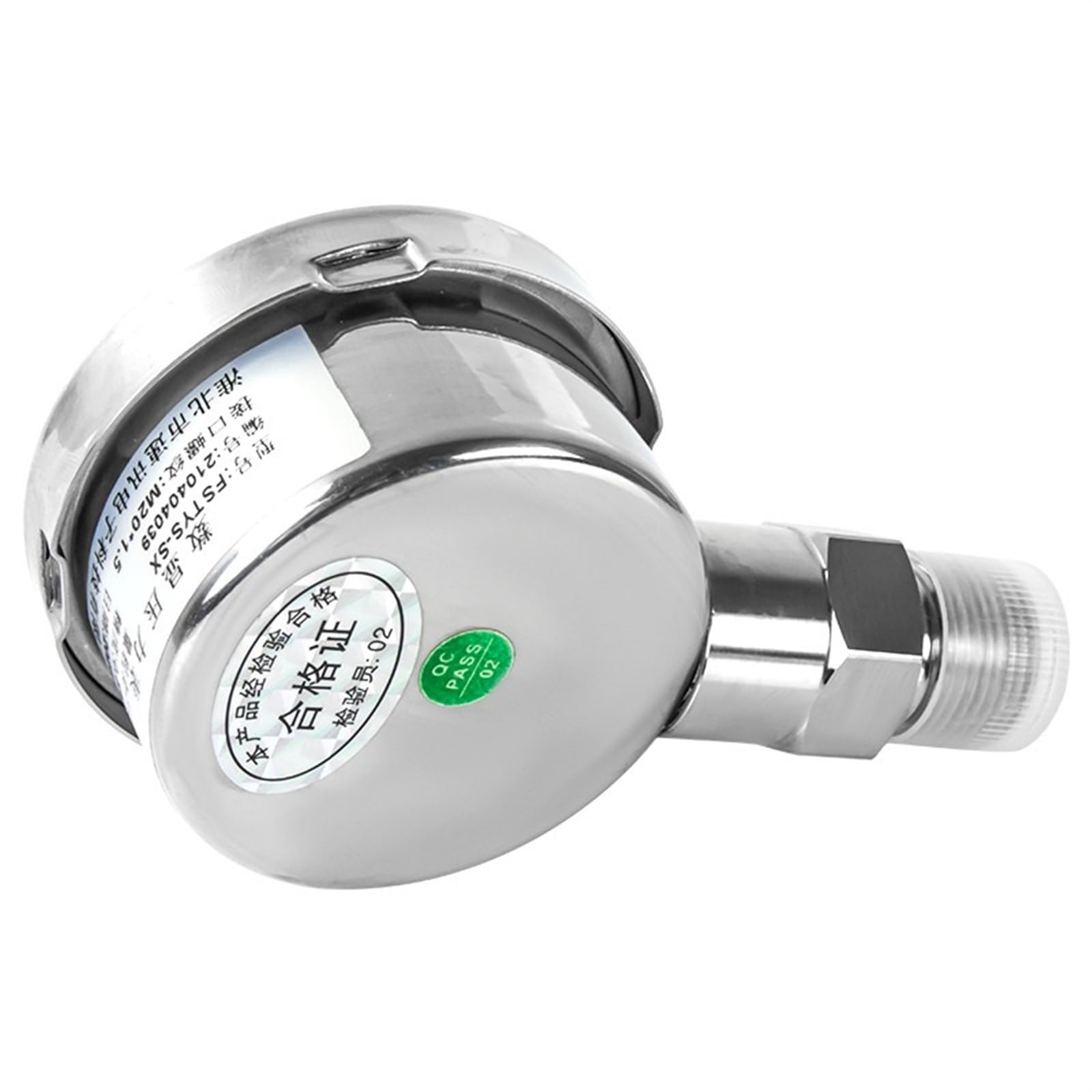 Inteligentny wyświetlacz cyfrowy manometr 100 mm SS304 Ciśnieniomierz wody i oleju opałowego 40 Mpa 6 Mpa 100 Kpa 500 Kpa Manometry (NPT1-2 gwint, 0-6Mpa)