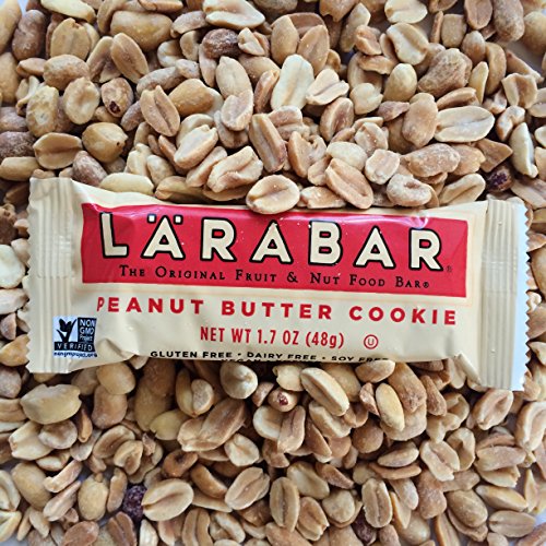 Larabar Gluten Free Snack Bars Variety Box, Vegan, 8 Flavors, 1.7Oz, 16Ct & Gluten Free Bar, Peanut Butter Cookie, 1.7 Oz Bars (16 Count), Whole Food, Dairy Free Snacks #TOP6