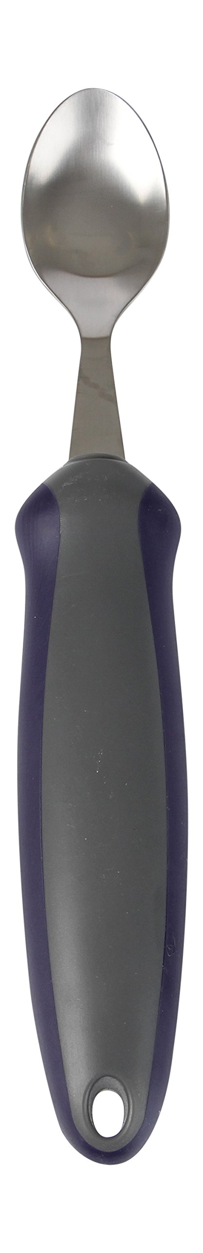 Homecraft Newstead Cutlery, Weighted Teaspoon (Eligible for VAT relief in the UK) Adaptive Dining Aid, Utensil for Elderly, Disabled, Parkinson's Disease, & Arthritis, Eat Easier, Non-Slip Grip