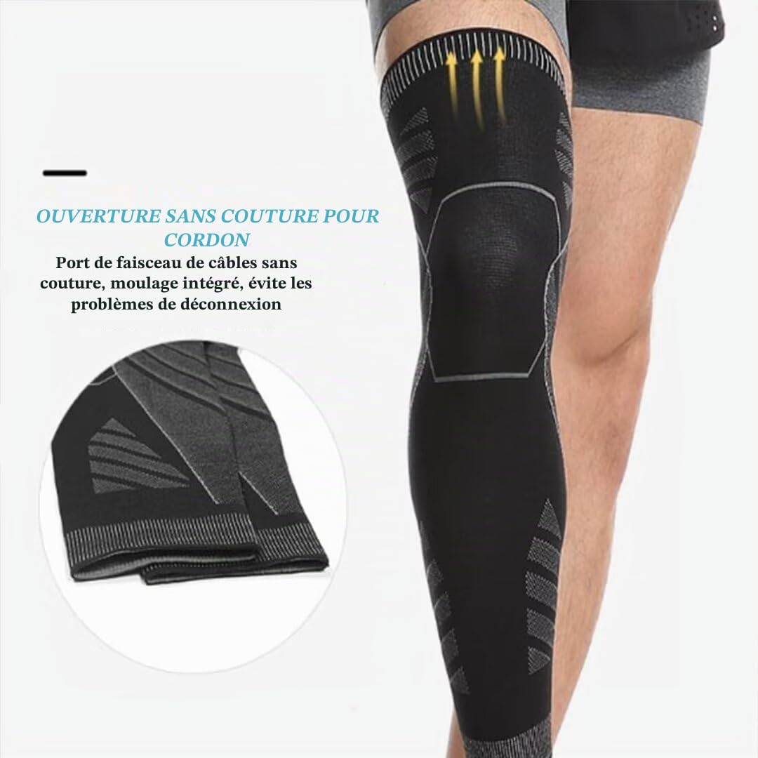 AONEGOLD Flytec Maintiens De Compression Été V2 pour Genoux Et Jambes, Genouillères De Compression Respirantes, Supports De Jambe pour Sport, Travail Et Récupération Musculaire