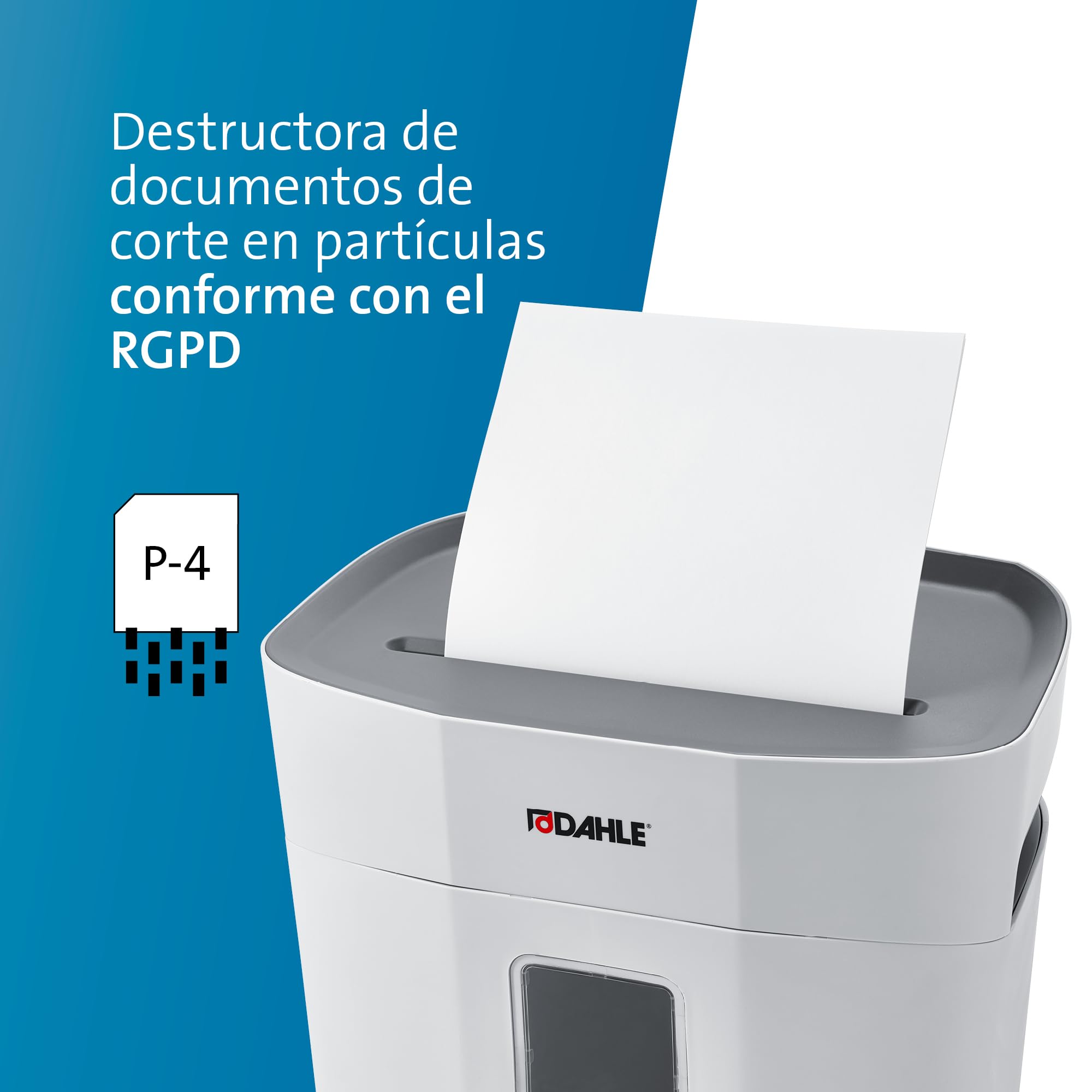 Dahle PaperSAFE 100 paper shredder Cross shredding 70 dB 22 cm Grey, White