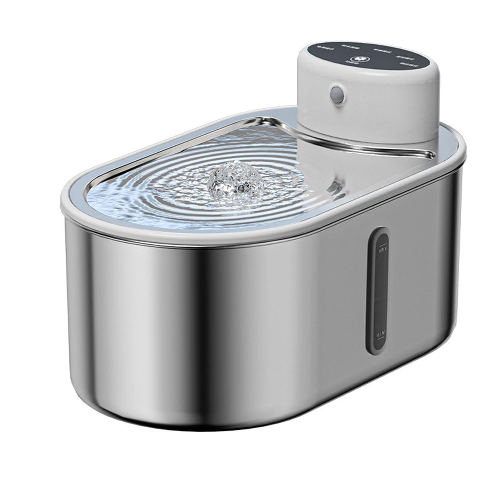 LoKori 3.0L/102oz Battery Operated Cat Water Fountain,Automatic Pet Fountain with Motion Sensor,Large Capacity Ultra-Quiet Automatic Water Dispenser