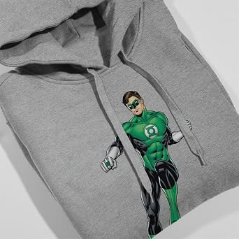 All+Every Green Lantern Ring Pose Men's Hooded Sweatshirt