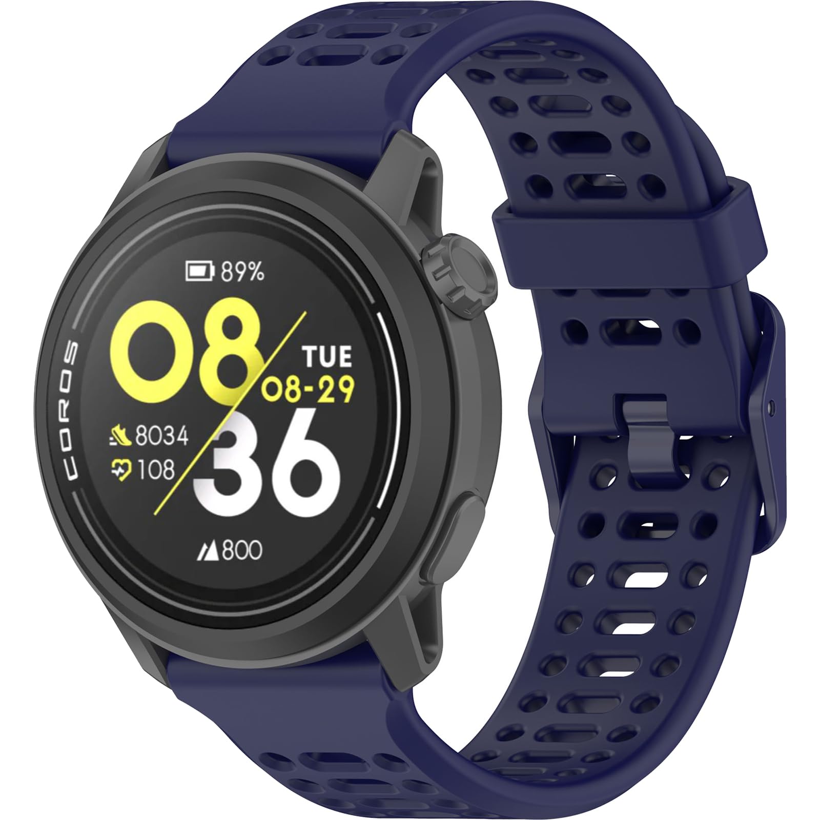 Harikiri 20-22mm Silicone Watch Straps Compatible with COROS PACE 3, APEX 2 Pro, PACE 2, APEX Pro, 46mm/42mm for Men and Women โ image 1