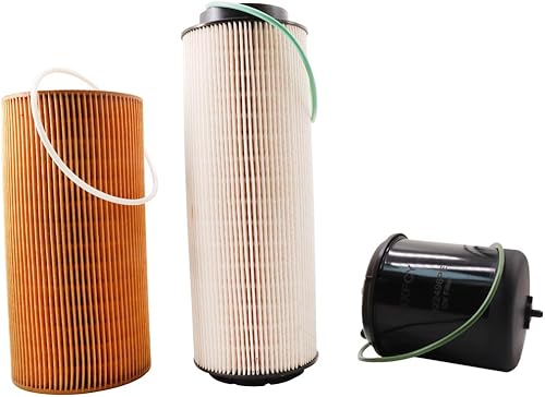 Miniatura 6 de 1852006 Filtro separador de agua de combustible 1922496 Filtro de aceite 1948921 Filtro de aceite compatible con MX11 MX13 EPA13 Motor Peterbilt DAF