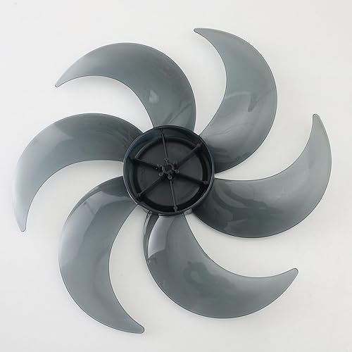 Miniatura 3 de CHICTRY Hoja de ventilador universal de plástico grueso con cubierta de tuerca, pieza de repuesto para ventilador de pie para el hogar, ventilador
