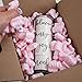 HOANK Pink Anti Static Packing Peanuts, 7 Cubic Feet Total Volume, 46 Gallons, Shipping Popcorn Loose Fill, Two 3.5 Cubic Feet Bags