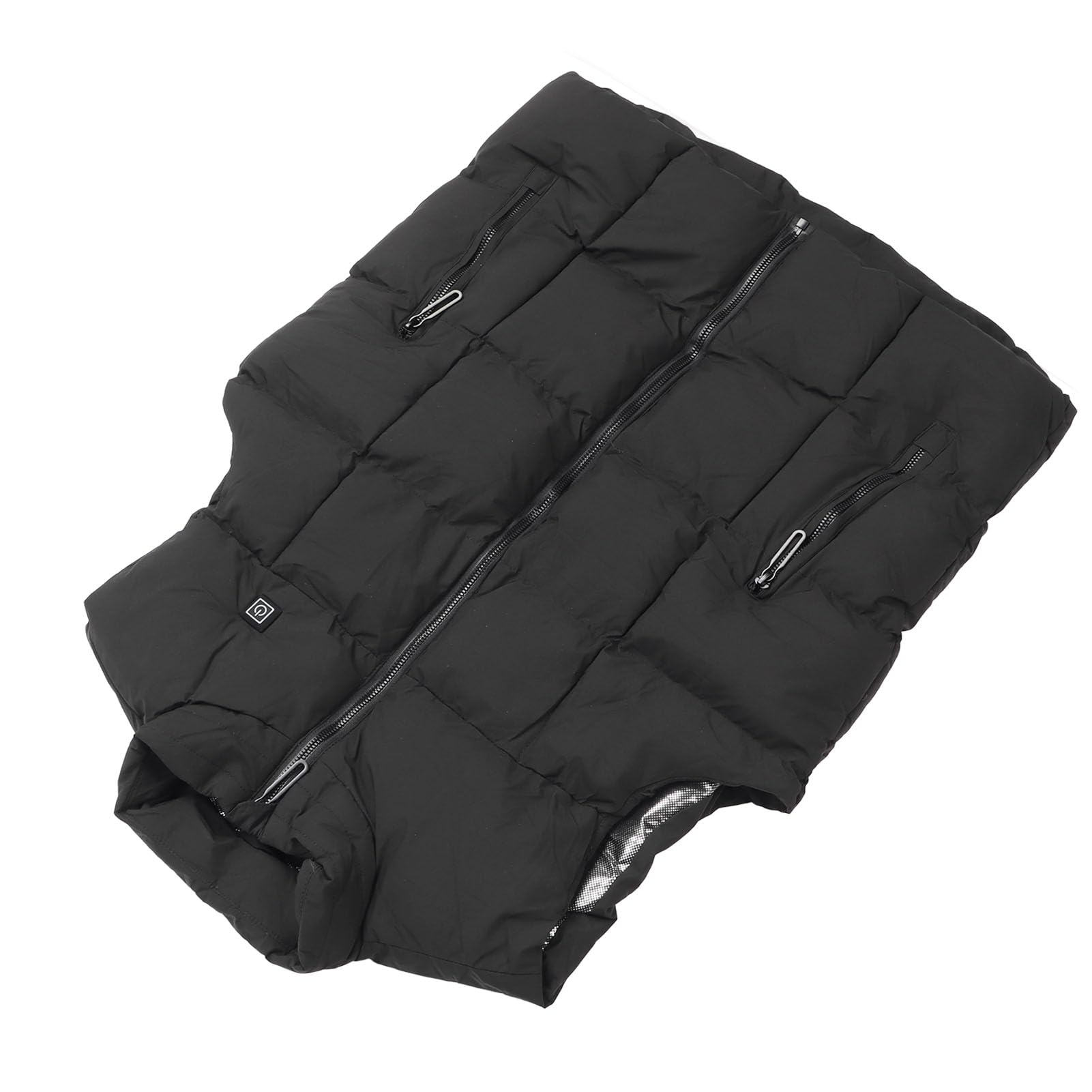 Gilet riscaldato da uomo da donna con ricarica USB Riscaldamento leggero a 9 zone a funzionamento singolo invernale all'aperto poliestere (XL)