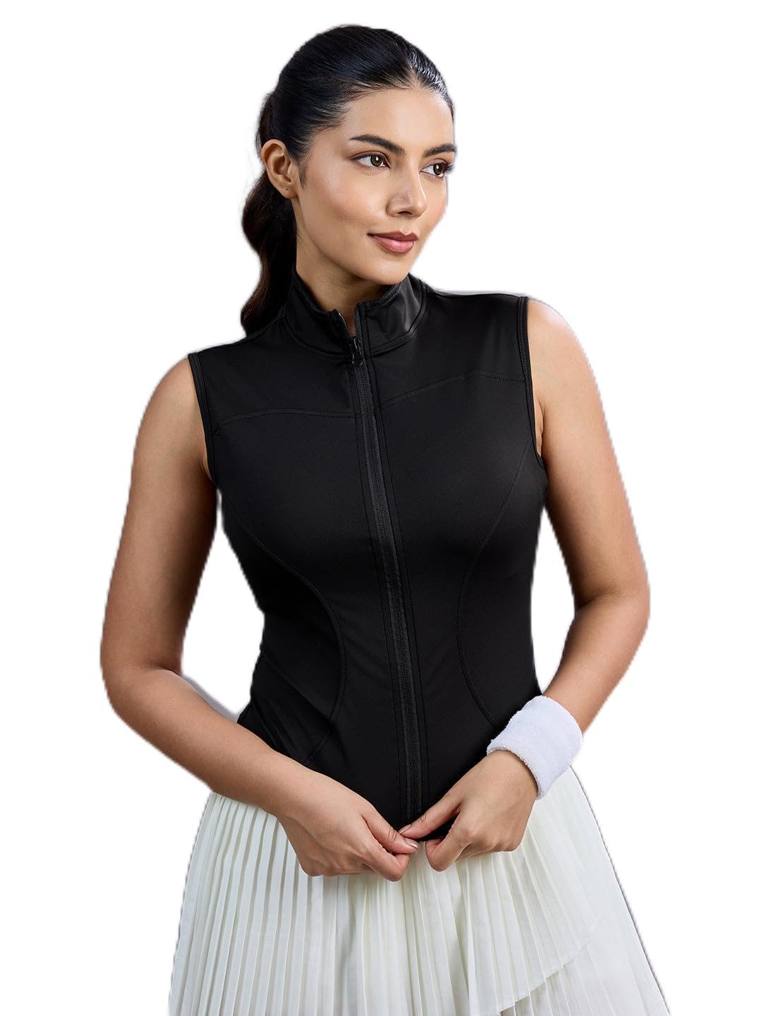 AeroVest Lightweight Zip-Up Jacket for Women, Four-Way Stretch Workout Jacket with Zip Pockets for Gym, Running, Yoga & Travel-image-28