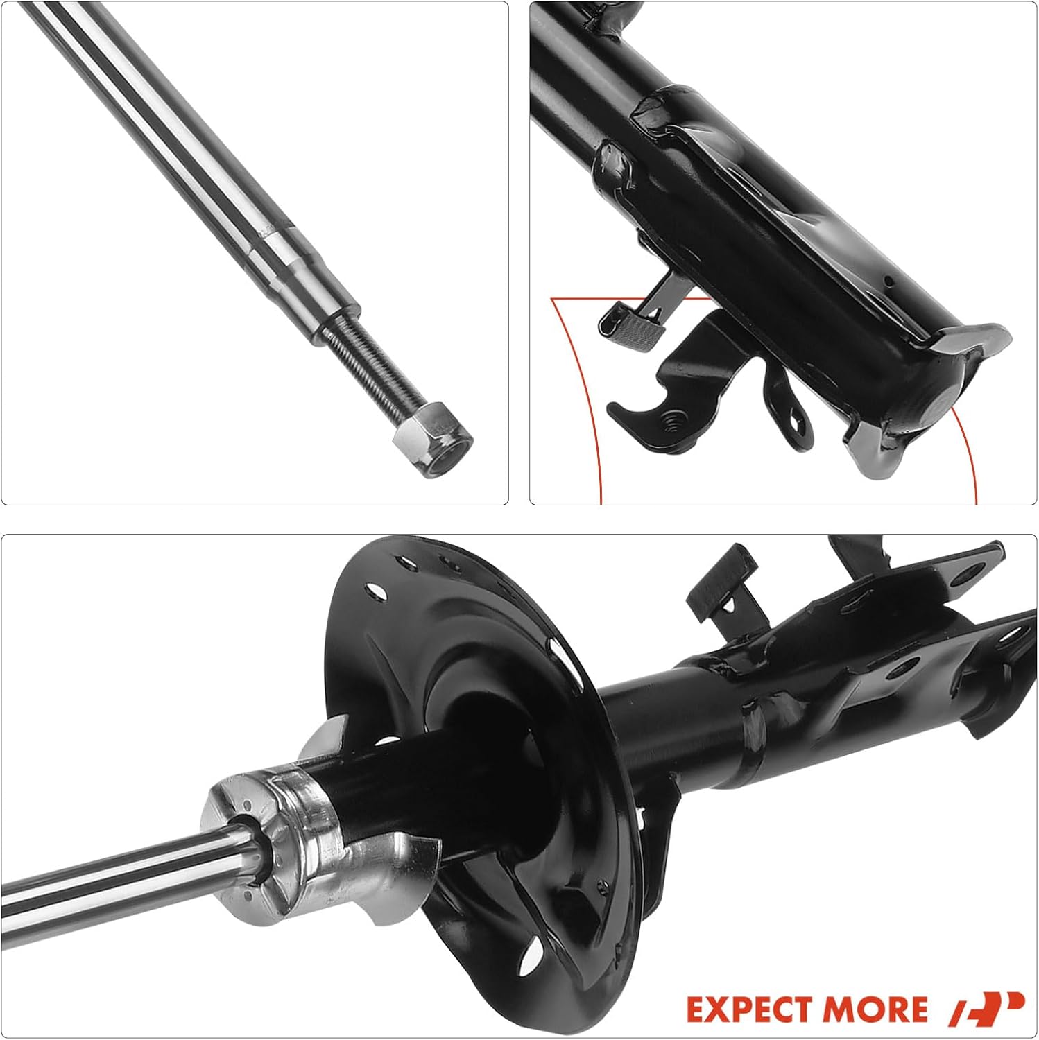 A-Premium Front Shock Absorber Strut Assembly Compatible with Honda CR-Z 2011-2015, 2-PC Set