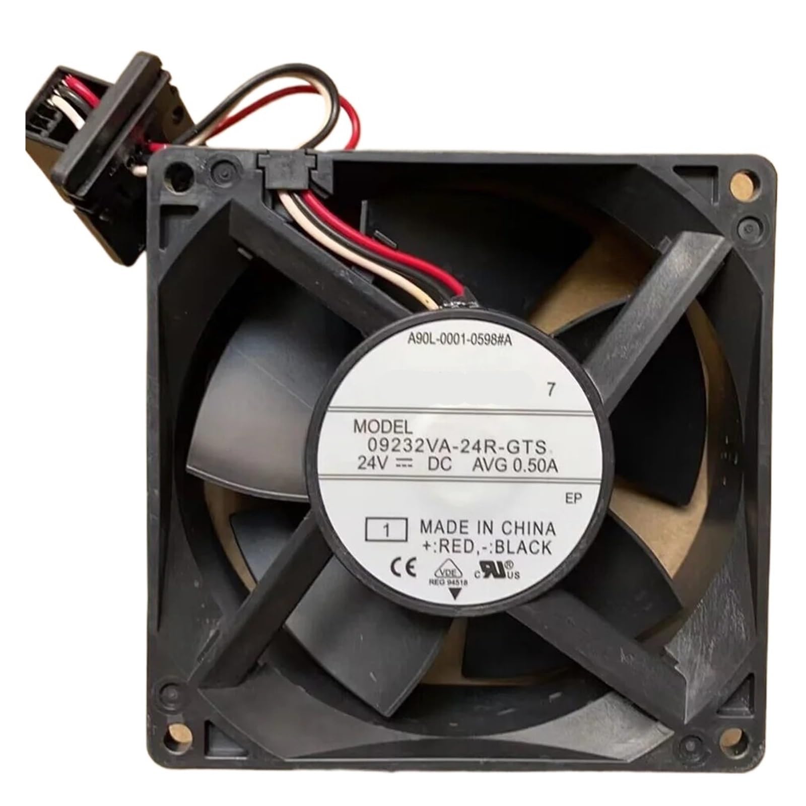 Ventilateur de refroidissement 90 mm de type extracteur d'air industriel 24V
