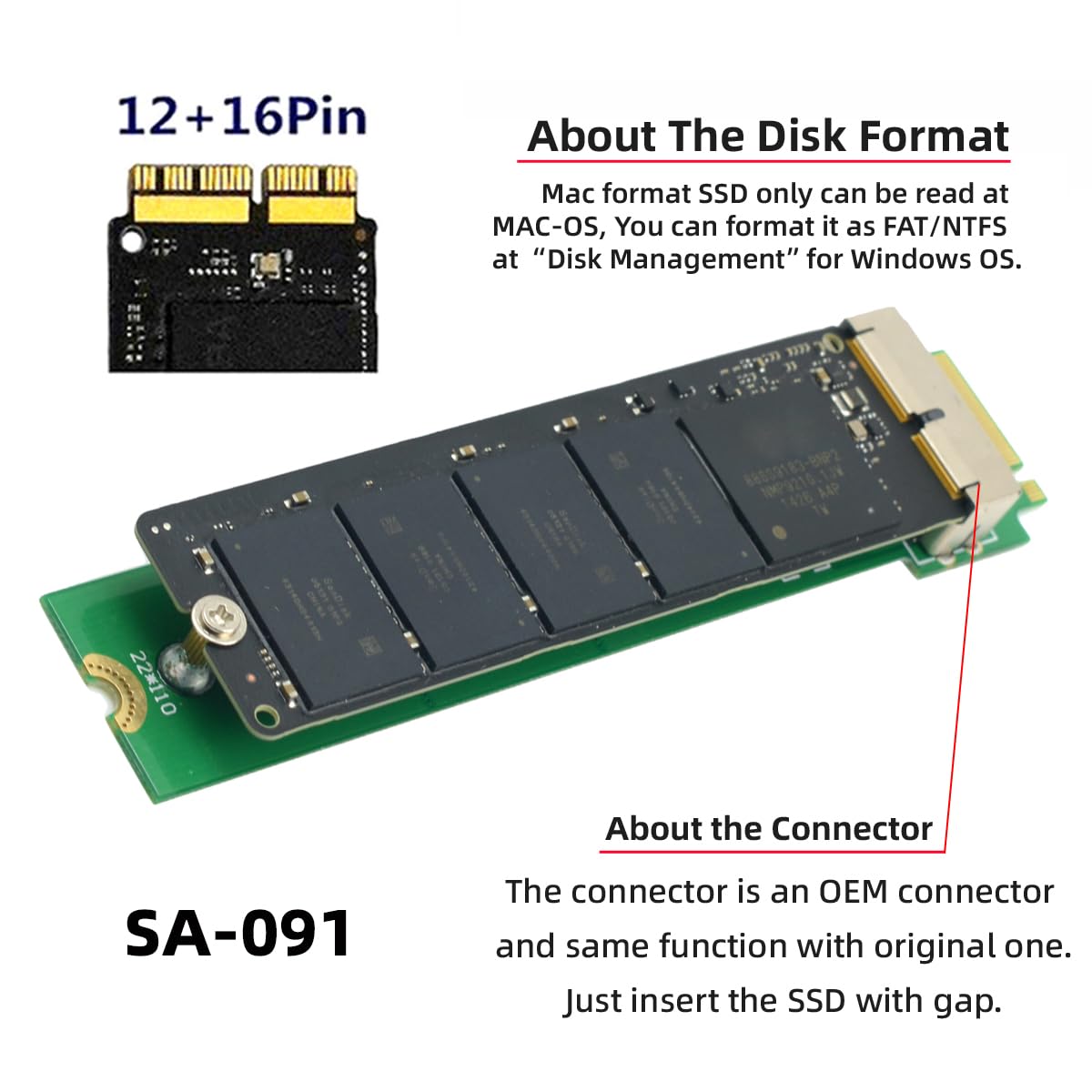 MacBook SSD Adapter - M.2 to M-Key -9