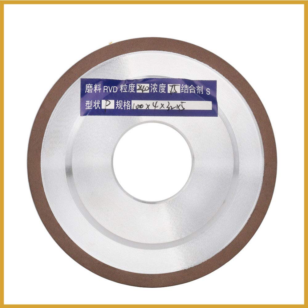 Mola diamantata Disco da taglio Smerigliatrice per legante in resina per affilatrice per frese in acciaio al tungsteno 100/125 / 200mm 240Grit 1Pc, 200x32x10x2.2mm