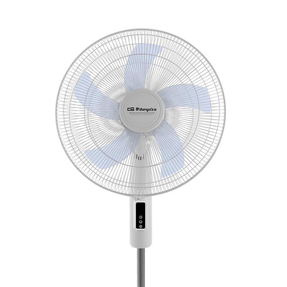 Orbegozo Ventilador de Pie SF 1240 45W Mando a Distancia 3 Velocidades Oscilante 40cm Altura Regulable
