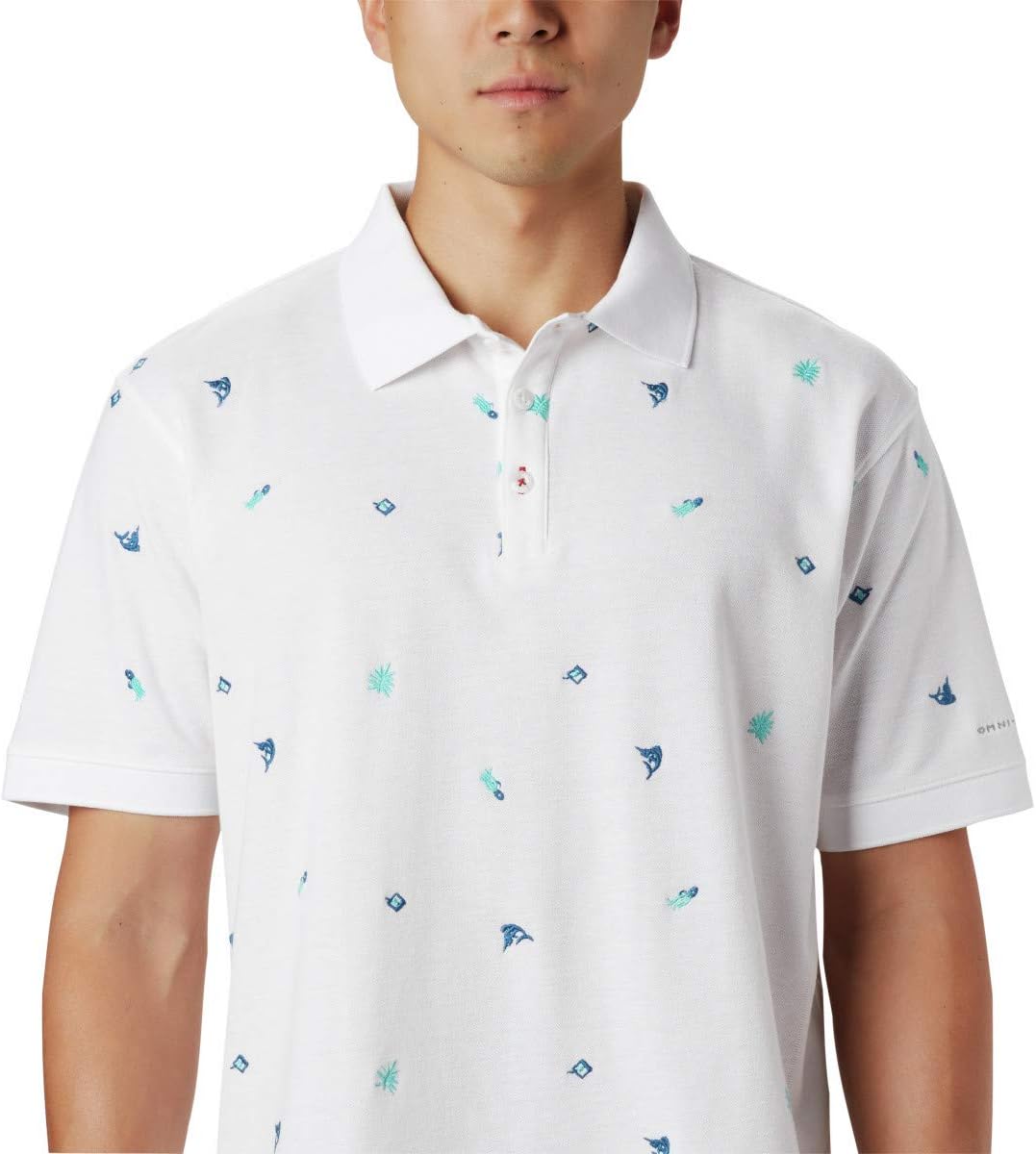 Columbia Men's PFG Global Tossed Embroidery Polo