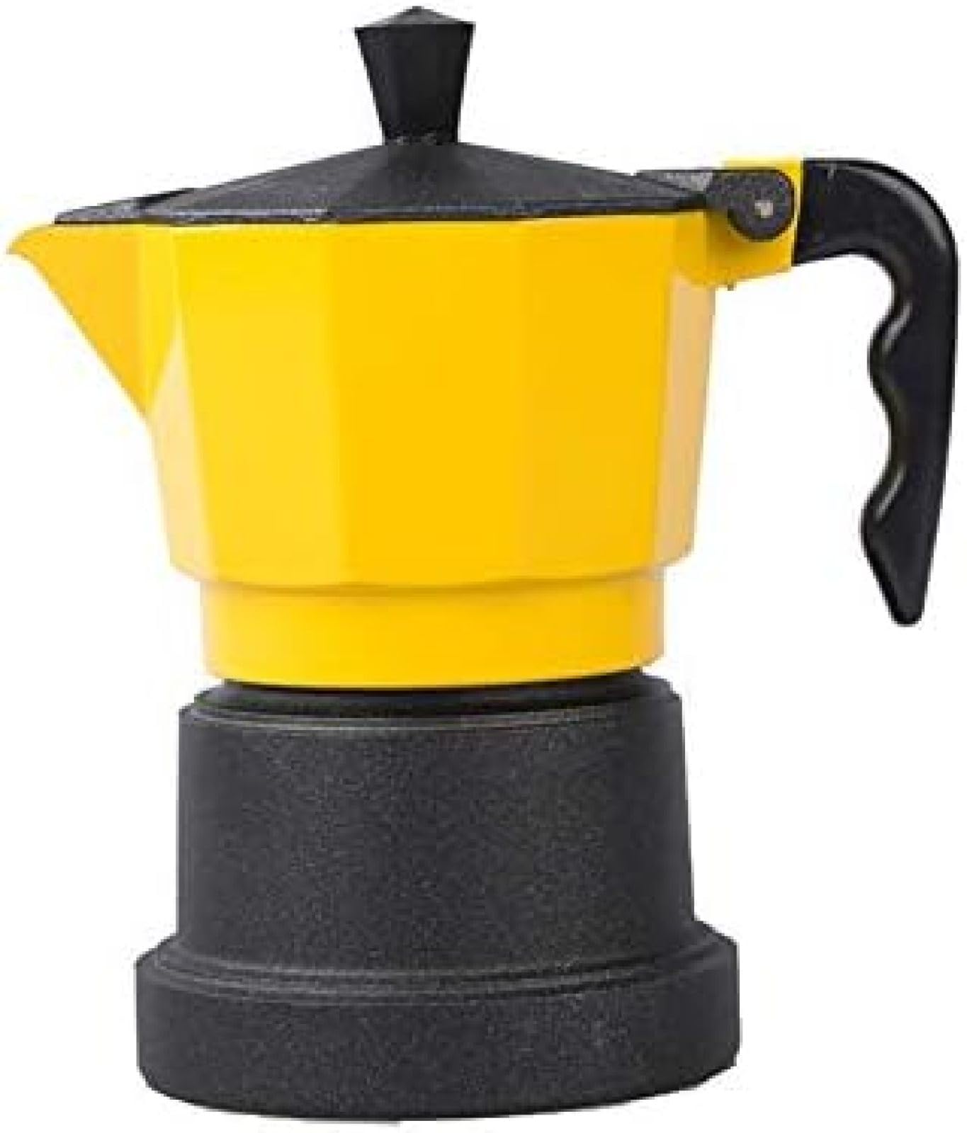 Ekspres Do Kawy Na Kuchenkę Moka Pot Domowy Ekspres Do Kawy Biuro Urządzenie Do Parzenia Kawy Włoski Ekspres Do Kawy Na Koncentrat, Yellow