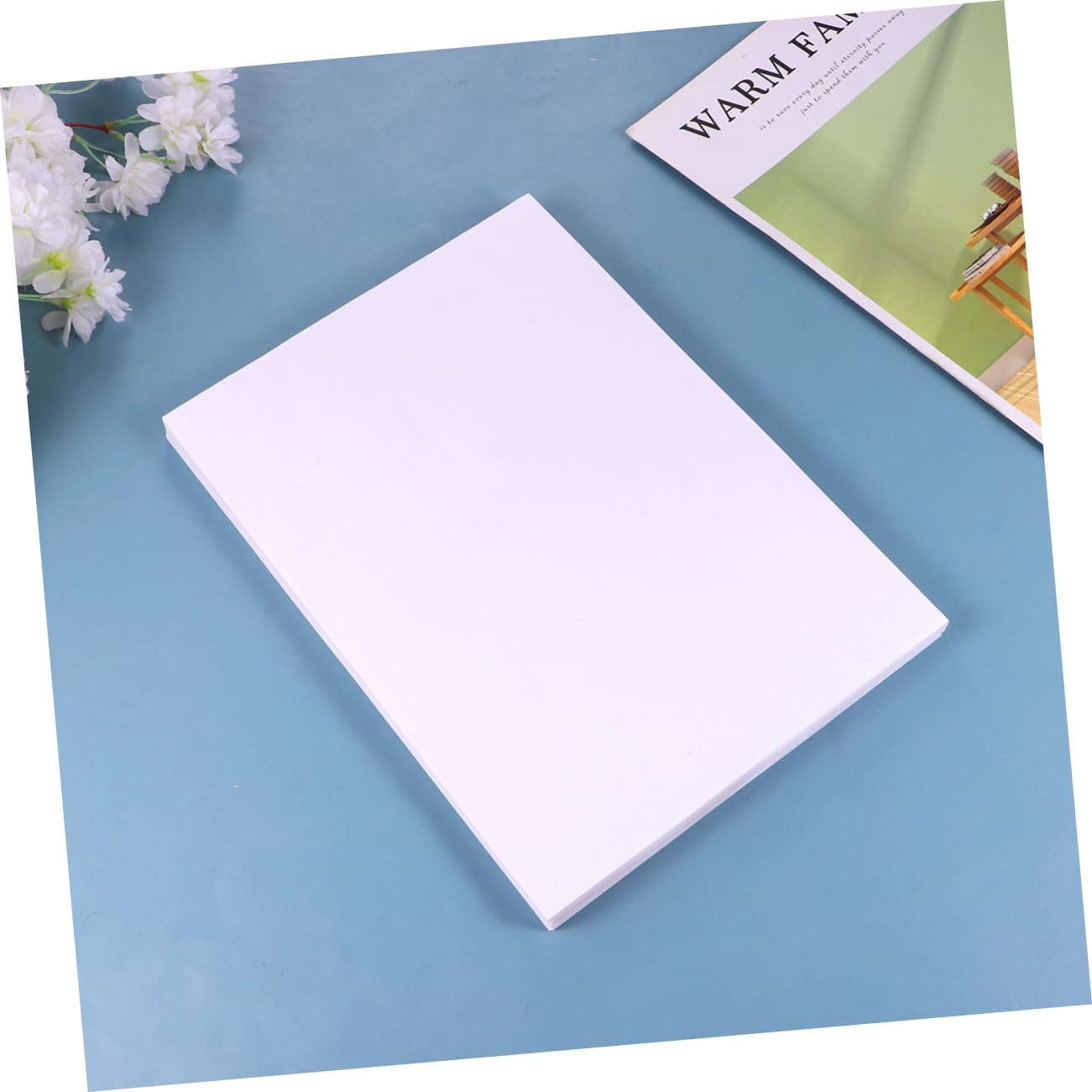 Garneck 100 Fogli A4 Di Carta Isolante Adesiva Bianca Per Etichette - Carta Antiaderente Per Rilascio Inchiostro - Ideale Per Progetti Creativi e Fai Da Te