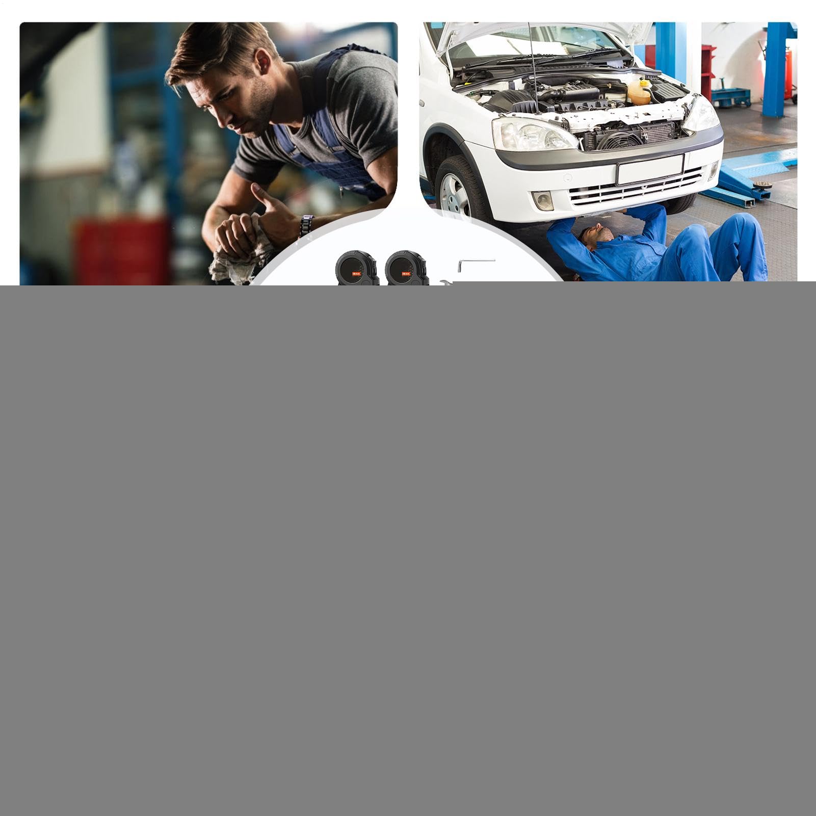 Kit De Alineacion De Ruedas Kit De Placas De Reparación Para Alineación | Equilibrador del Tren Delantero Para Coche Camion SUV Bicicleta Taller Garaje Exterior Y Domestico