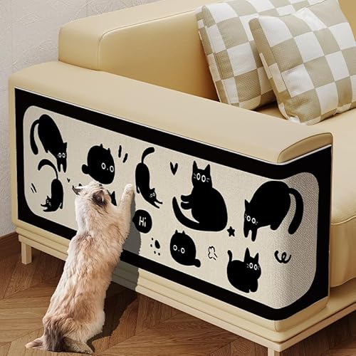 猫爪研ぎシート 猫用爪とぎマット つめとぎ 猫 猫のツリースタンドの交換部品 DIY自由な組み立て カット可能な粘着式猫ソファプロテクター 四季対応 家具傷防止 ソファ 家具 床 壁に貼る 耐摩耗 剥がせる つめとぎポールリペア キャットタワーリペア カー