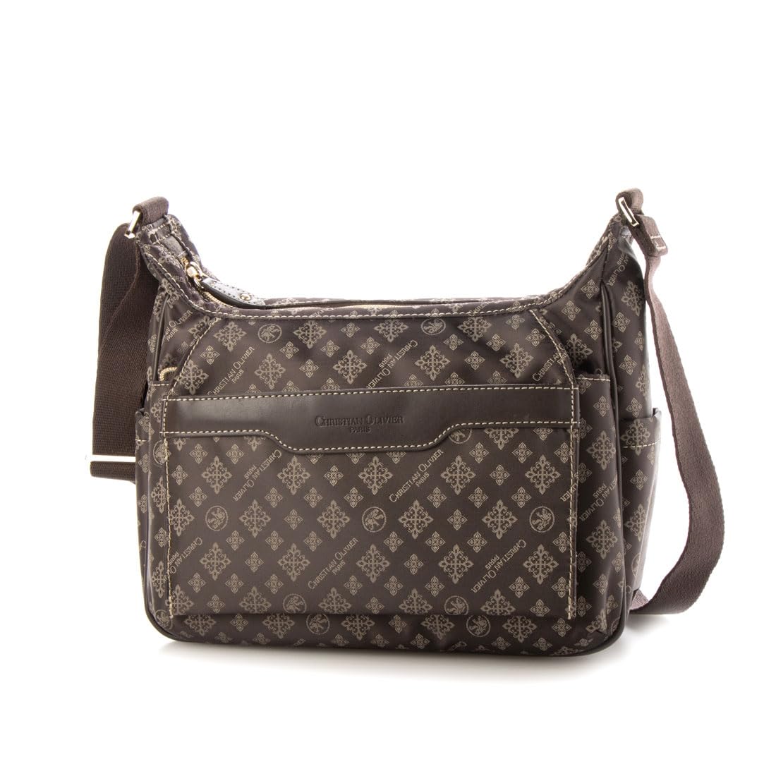 Amazon | [クリスチャンオリビエ] 多機能ショルダーバッグ 41 チョコ