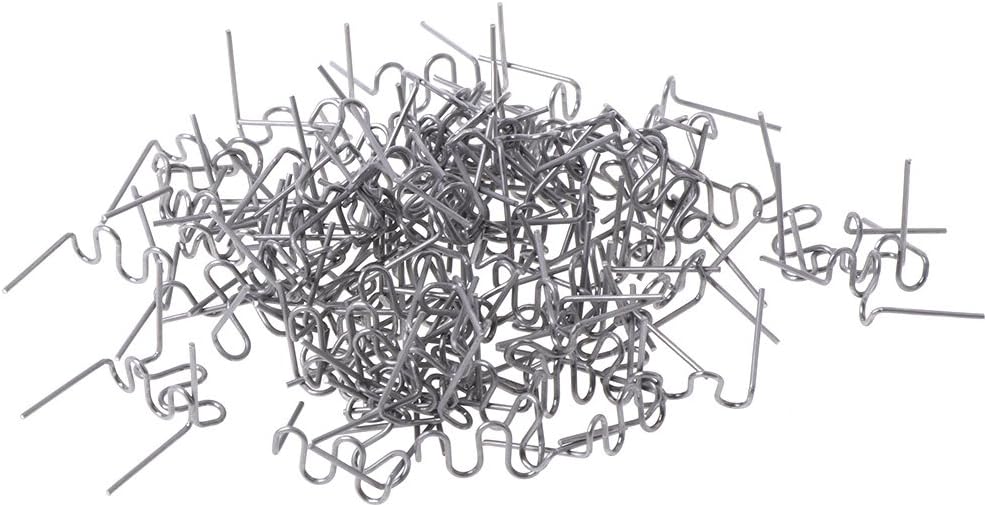 Autone 100 Pcs/Set Precut 0.8mm Flat Hot For Plastic Stapler Repair Welder