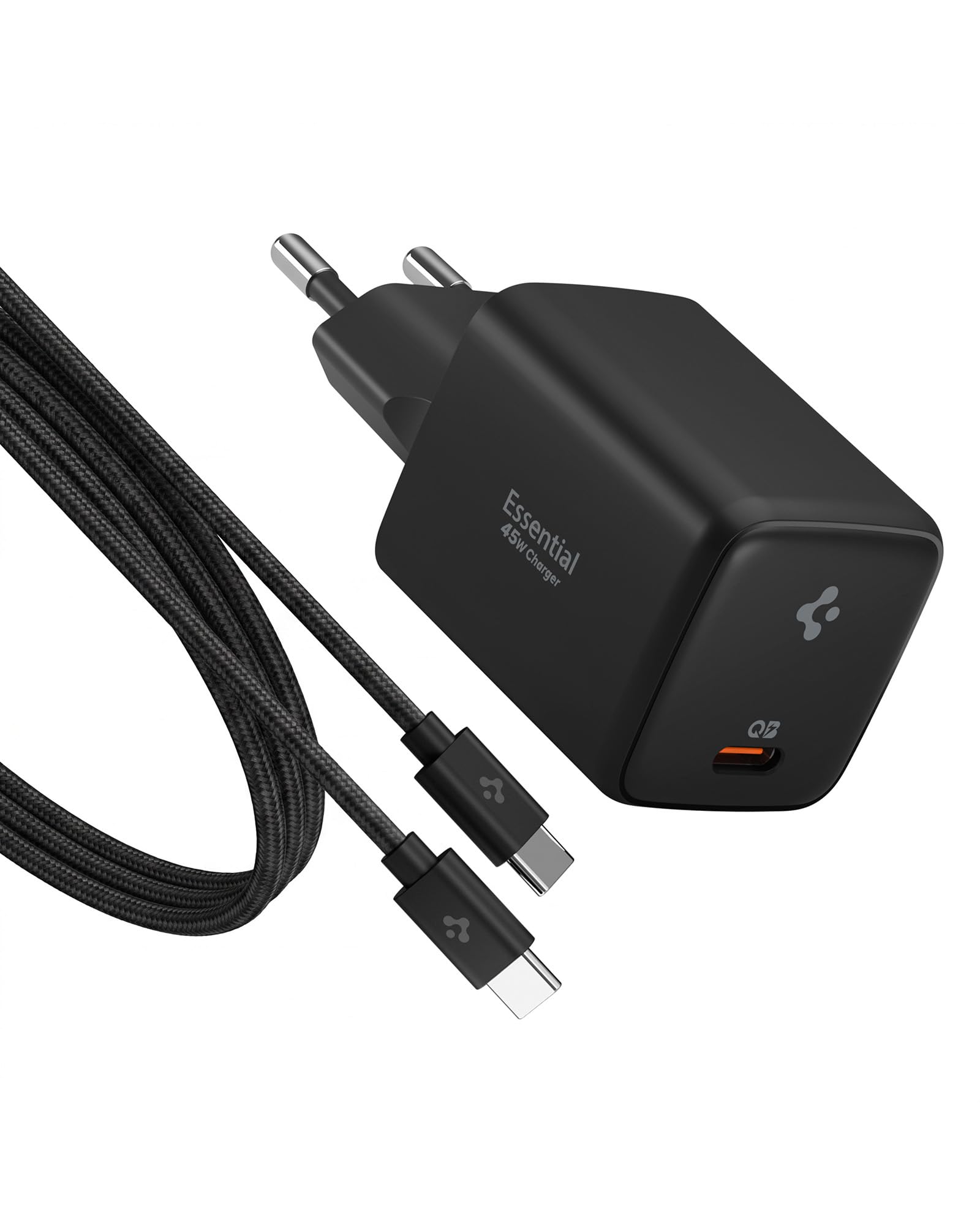 Caricabatterie USB-C GaN 1 porta 45W Spigen ArcStation Essential - Nero