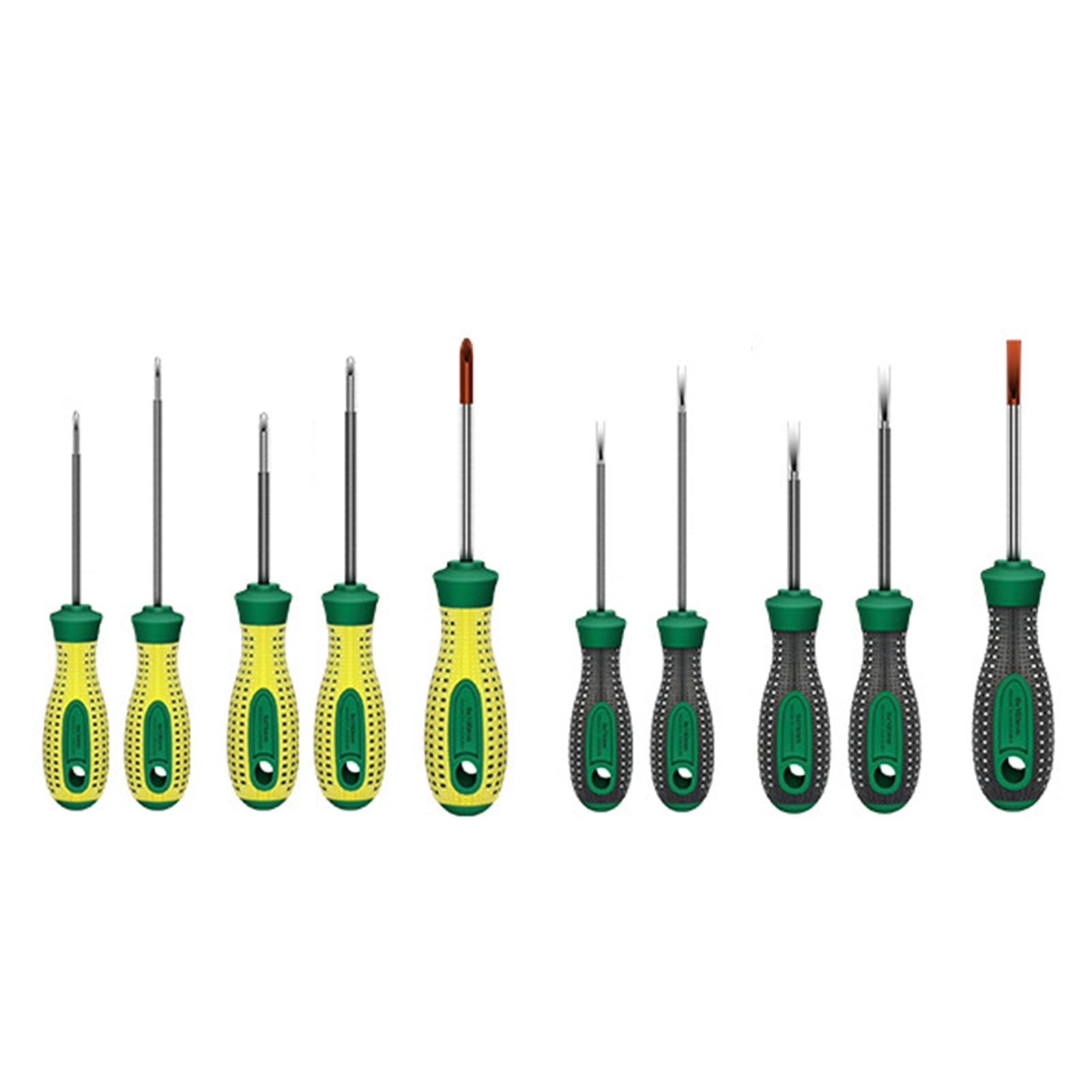 Buxuaaaa Reach Screwdriver Kit For Fastening, Chiseling Or Loosening Seized Screws Industrial Use Industrial Screwdriver Set