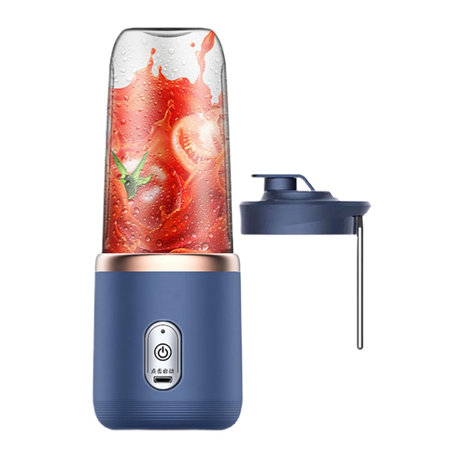 400ml Batidora De Vaso Portatil Mini Batidora Exprimidor USB 6 Cuchillas De Acero Inoxidable Máquina Para Preparar Batidos Frutas Para Smoothies Y Batidos Proteínas Para Deportes Viajes Senderismo