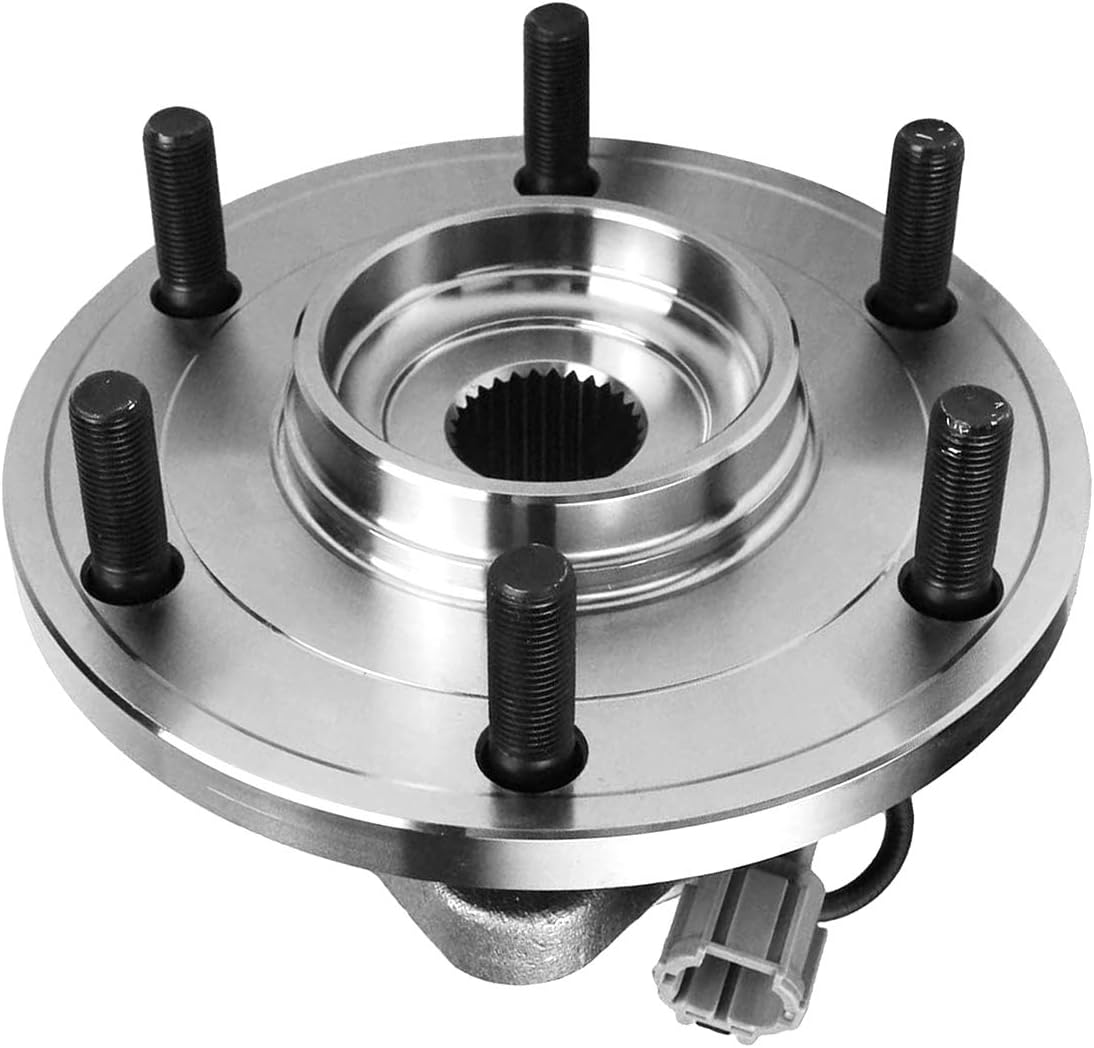TUCAREST 515066 Front Wheel Bearing and Hub Assembly Compatible with 2004-2007 Ni-ssan Titan, 2005-2007 Armada, 2004 Pathfinder Armada /04-07 in-finiti QX56 [6 Stud Hub W/ABS]