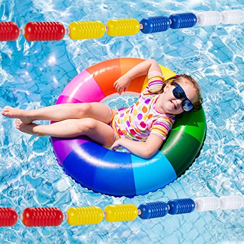 Preassembled Pool Ropes to Divide Pool, Swimming Pool Safety Floating Rope and Float Line, for Dangerous Area Sshoals (Color : Nylon Rope style, Size : 4m/13.1ft)