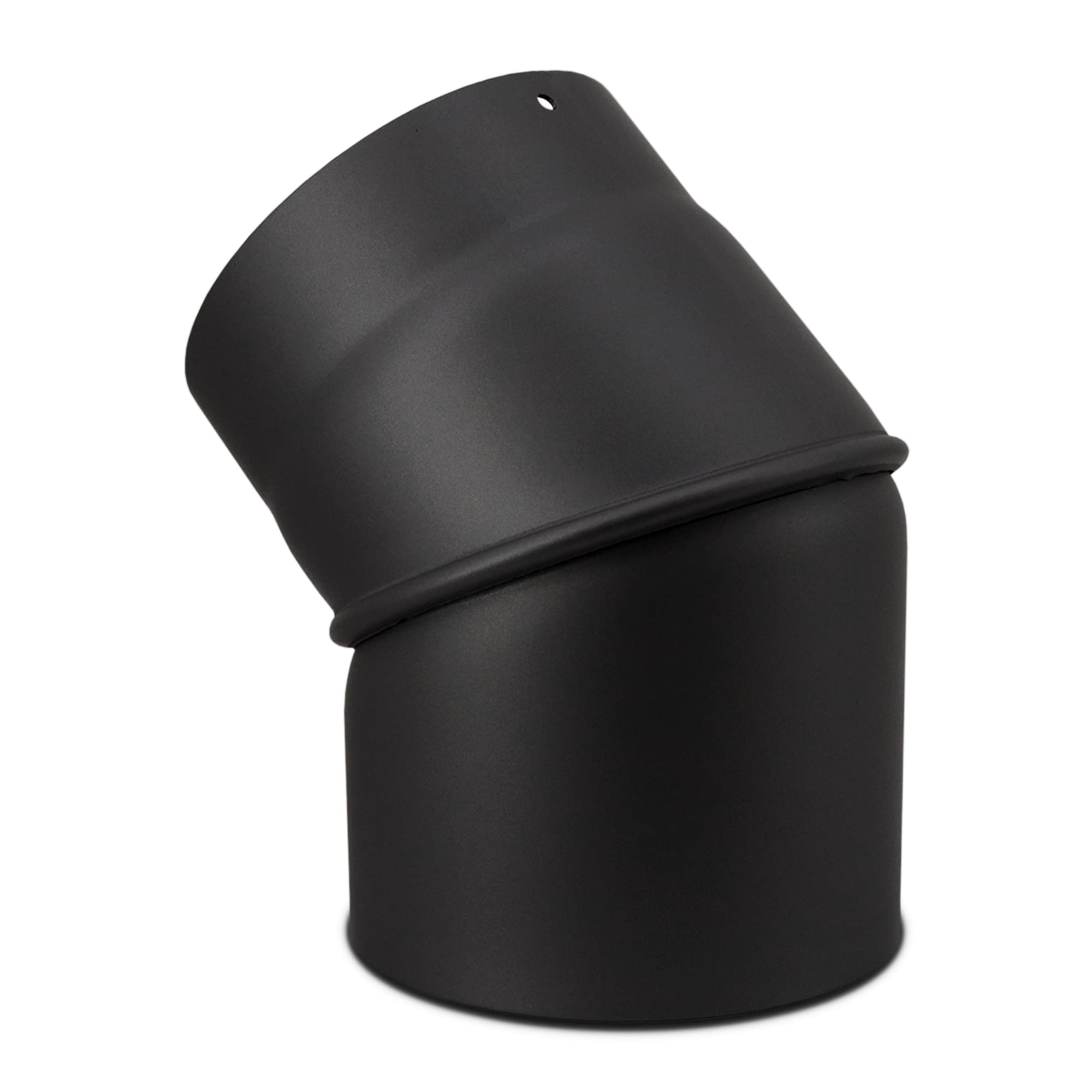 TUBO PER STUFA A LEGNA SPESSORE 2 MM, COLORE NERO, 100 CM, 120 MM 013216 Cesena