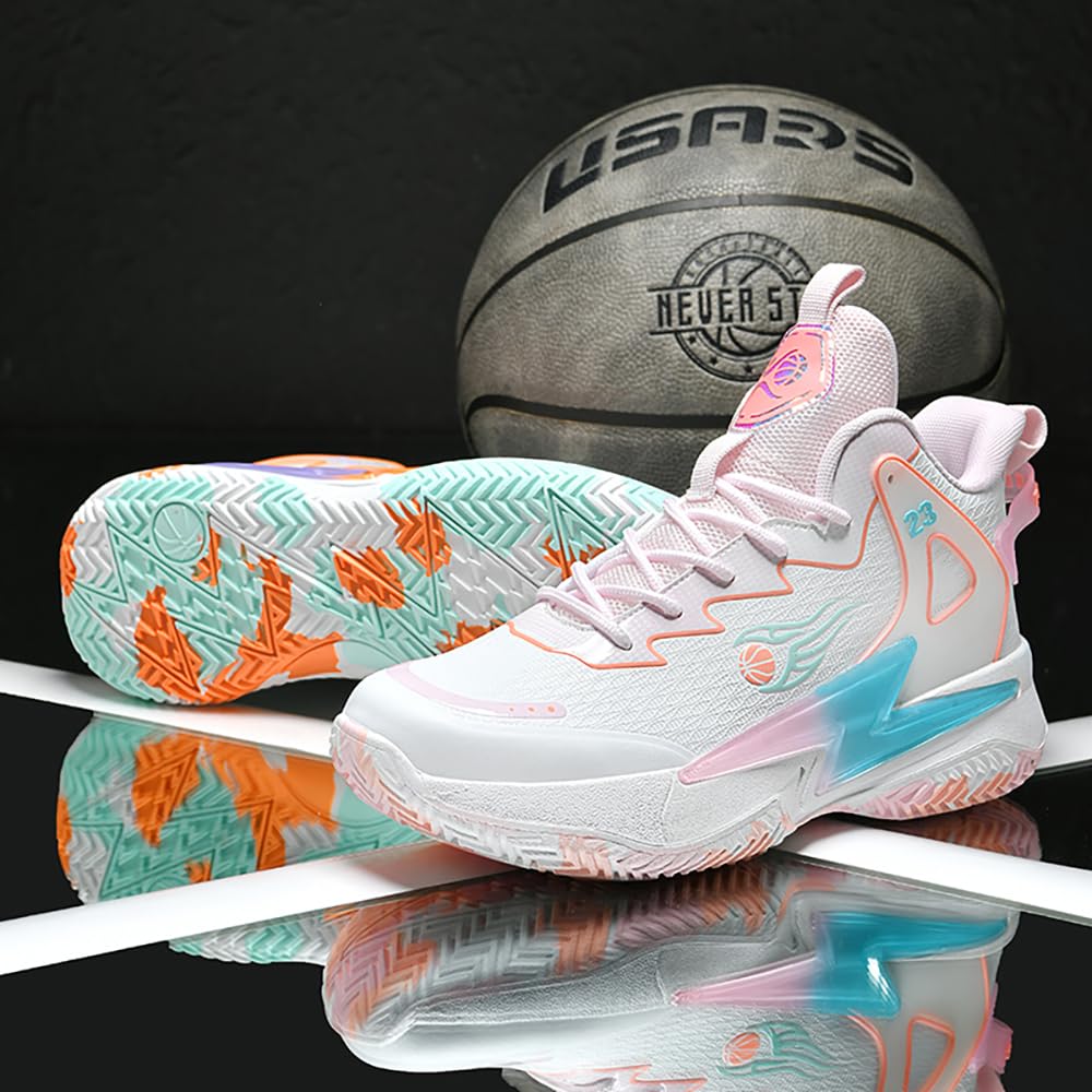 Zapatillas de Baloncesto for Hombre y Mujer, Transpirables, de Moda, Deportivas, Ligeras, Antideslizantes, for Deportes al Aire Libre
