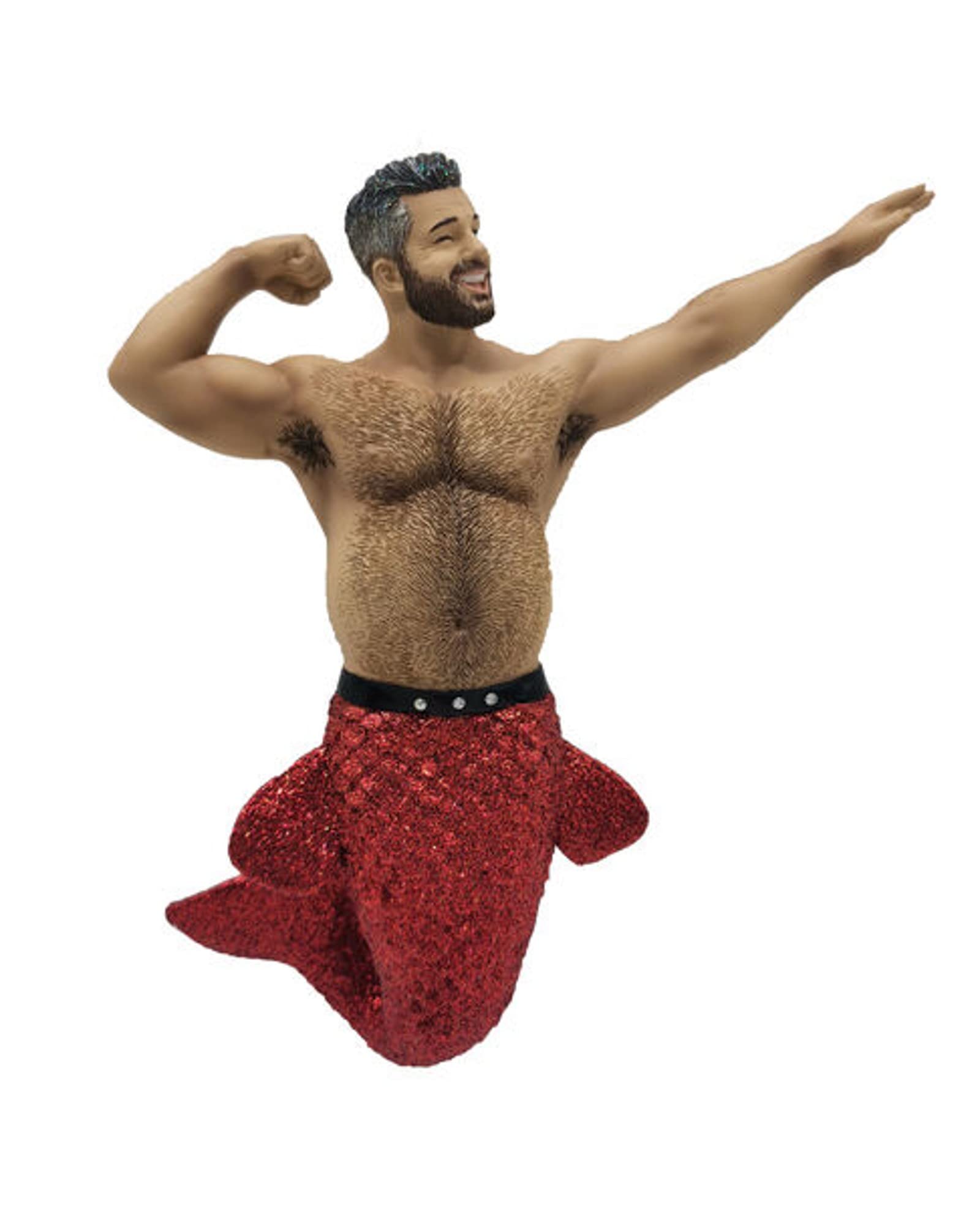 December Diamonds Muscle Beach II Merman Christmas Ornament 5555175
