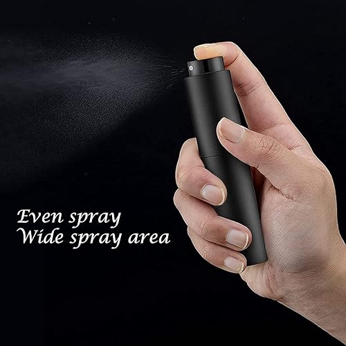 Miniatura 3 de YOCASII 3 botellas de perfume de viaje rellenables, botella de viaje de colonia de 0.3 fl oz, botella recargable de perfume portátil para viajes,