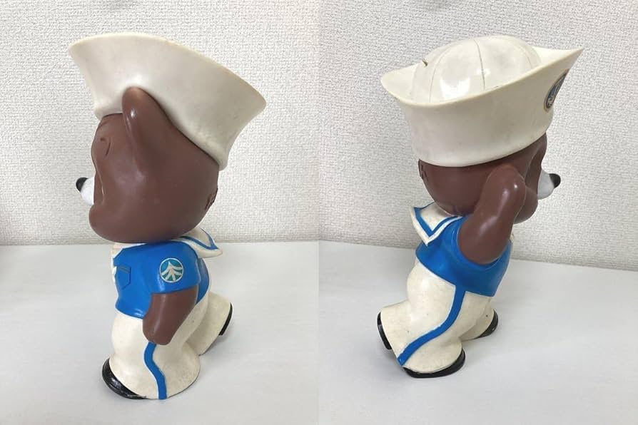 Amazon.co.jp: たくぎん 拓銀 貯金箱 2点 高さ25㎝ フィギュア ソフビ