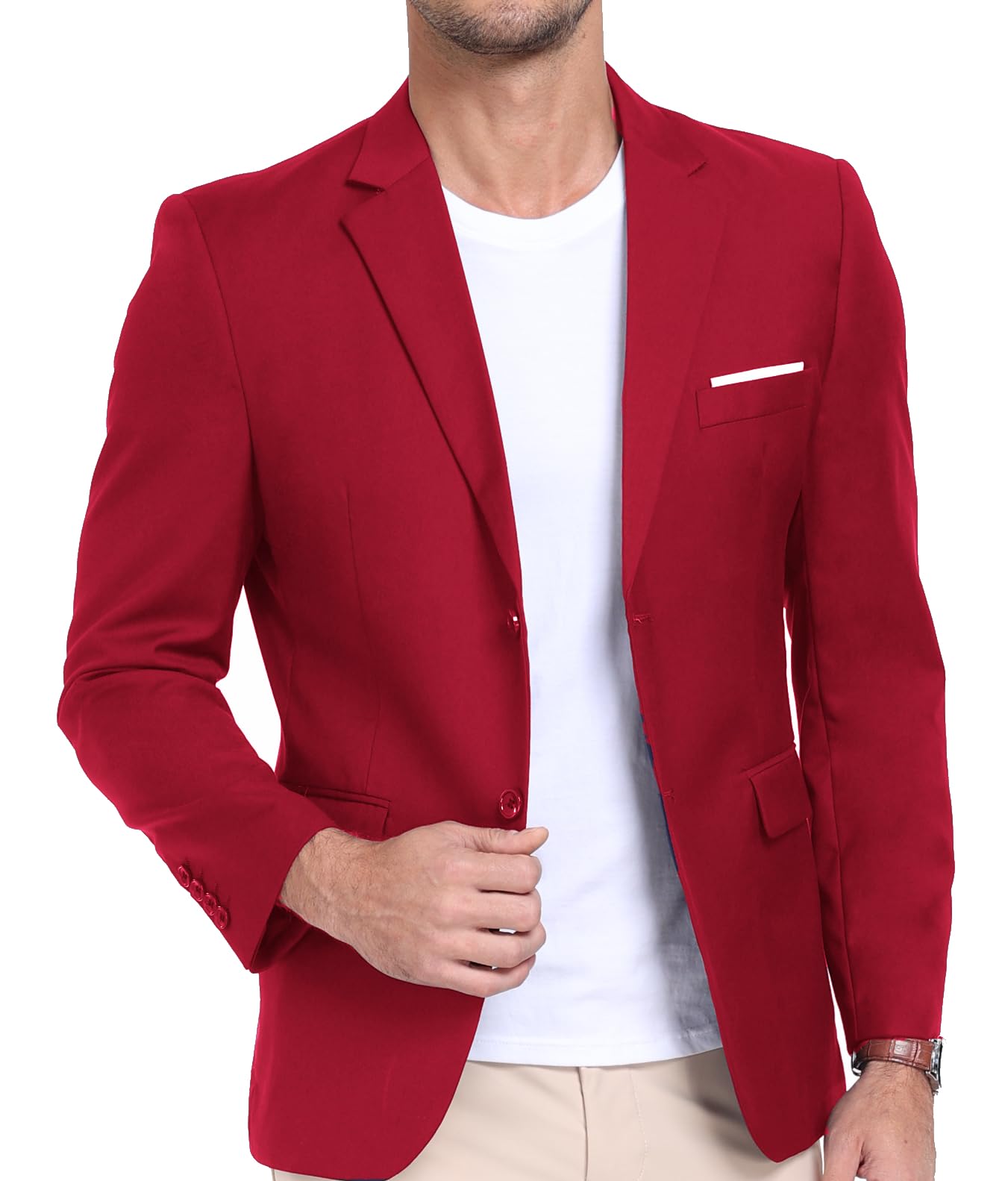 aibuyta Mens Suit Jacket Slim Fit Blazer for Men Business Suit Blazer Lightweight Casual Sport Coats for Daily Summer Wedding-picture-44