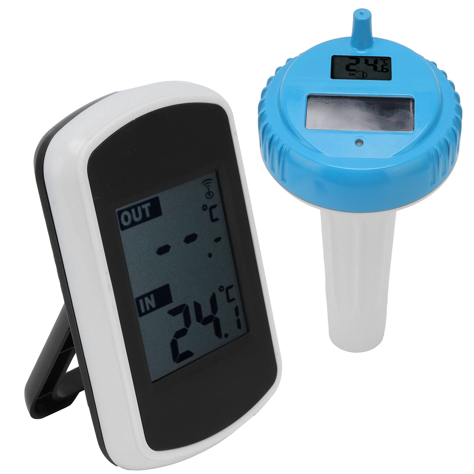 Gonetre Termómetro Inalámbrico Solar para Piscina, Monitor Flotante de