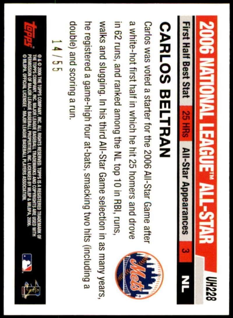 Carlos Beltran Card 2006 Topps Update #UH228 - Slabbed Baseball Cards