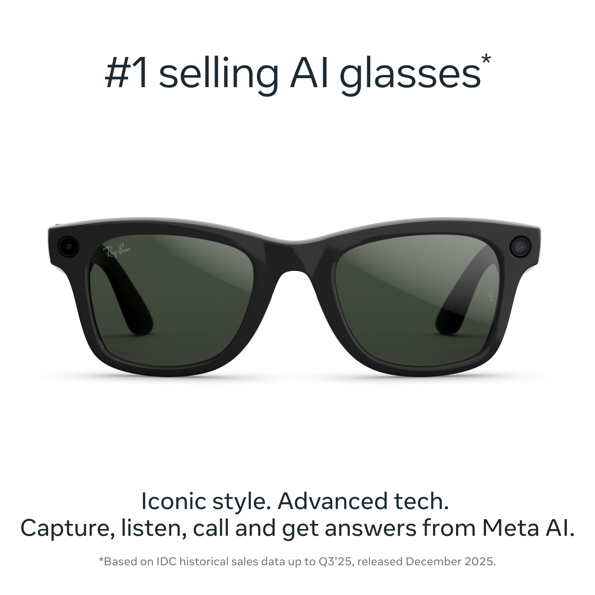 Amazon.in: Buy Ray-Ban Meta (Gen 2), Wayfarer, Shiny Black | Smart