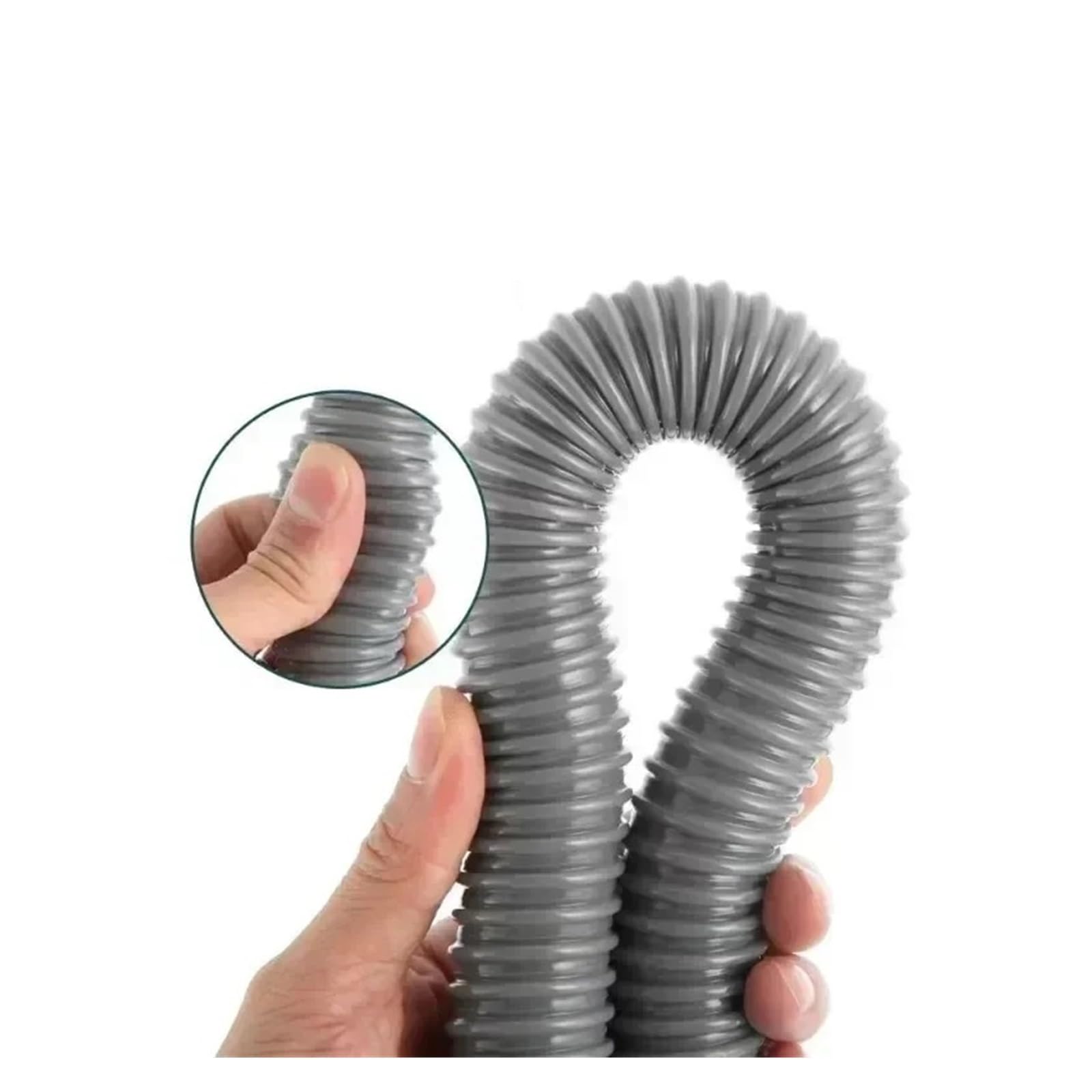 Juego de 1 pieza de tubo de drenaje for fregadero de cocina, tubo de drenaje telescópico flexible, tubo de salida de unión de 45/55 mm, adecuado for accesorios de baño(150cm)