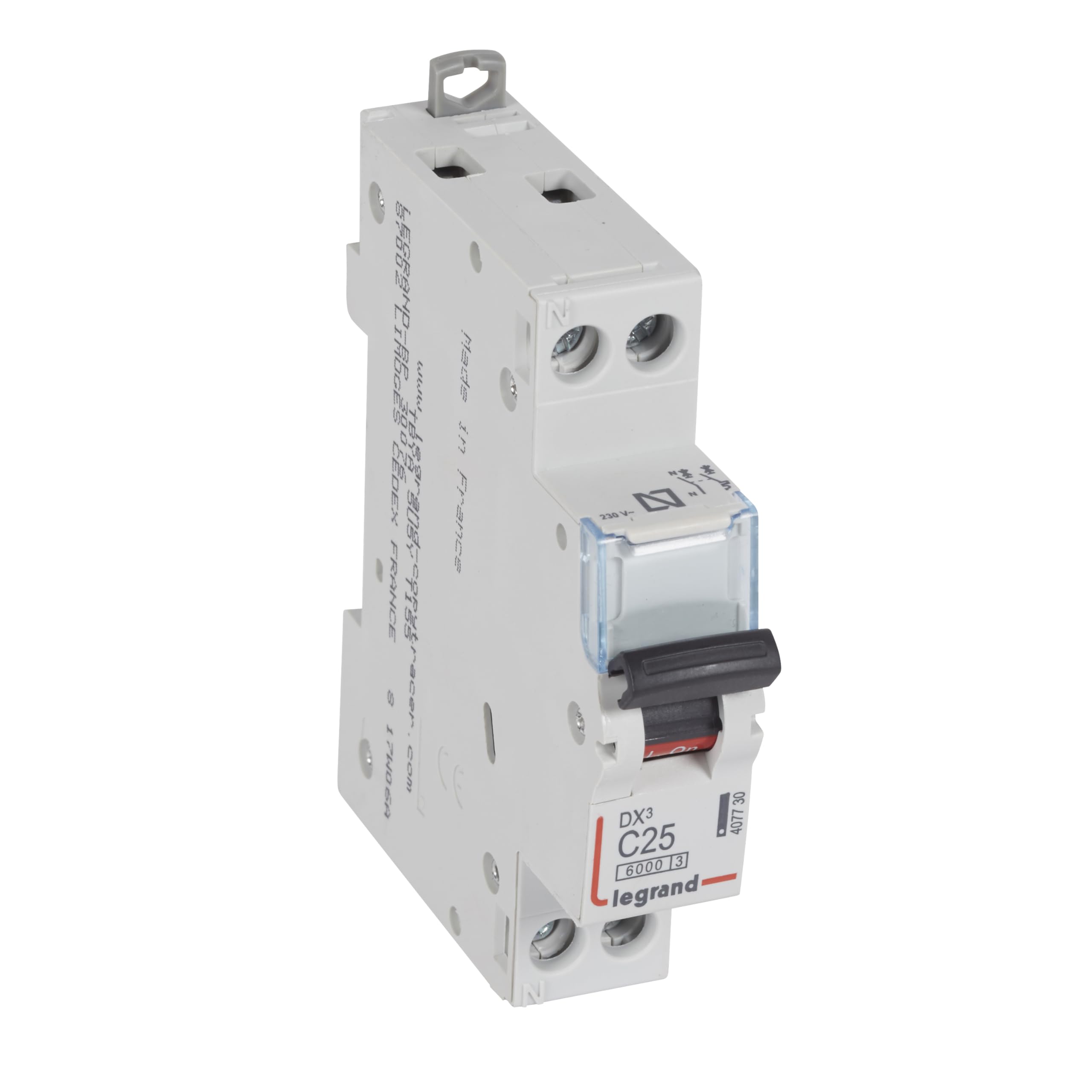 MAGNETOTERMIQUE DX3 P + N C25 1 MODULE
