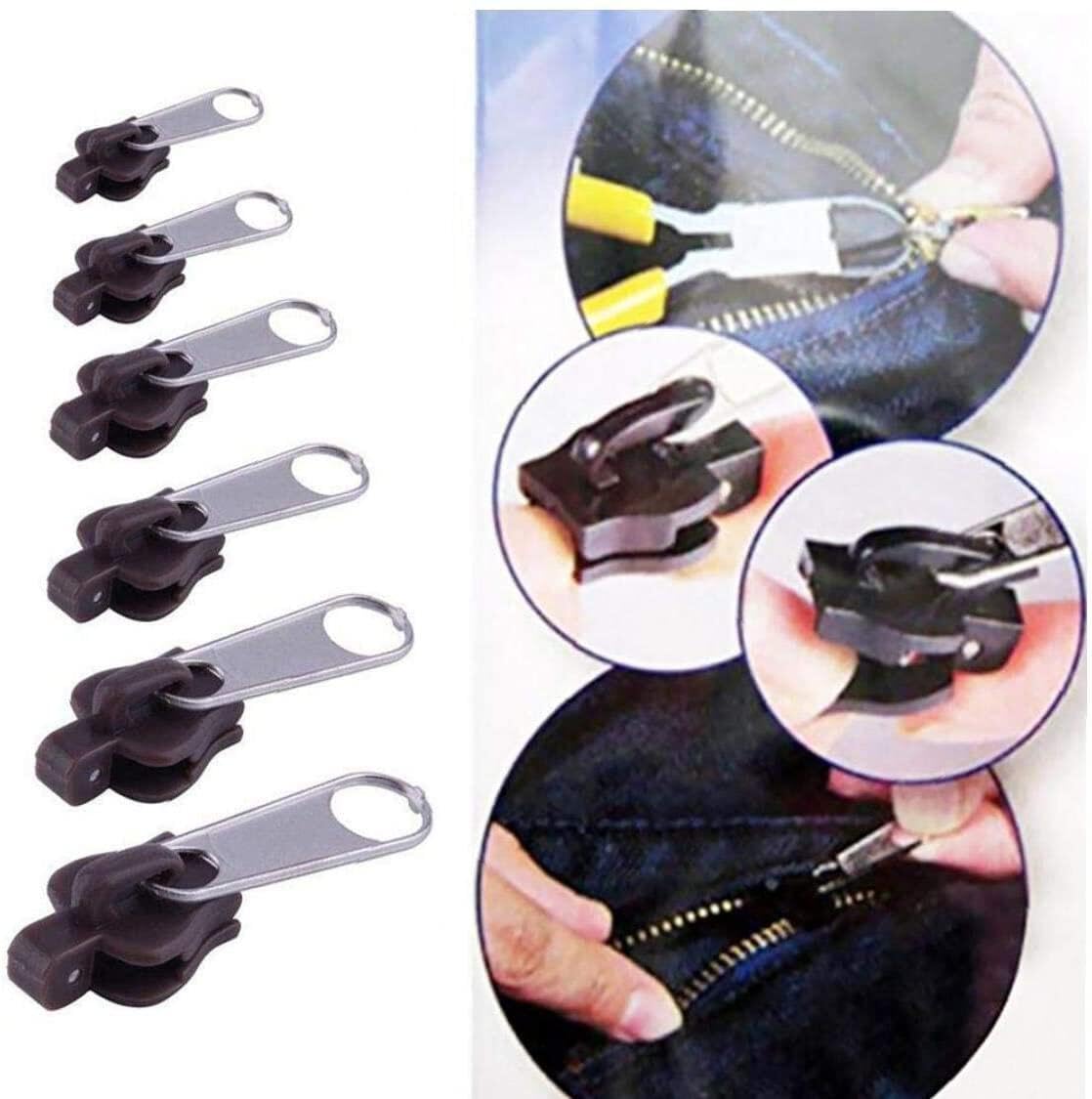 Kit Riparazione Cerniere Universale - 12 Pezzi Per Vestiti, Borse, Tende - Include Cursori E Denti - Foto 6