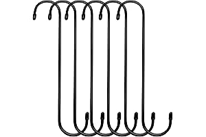 Extend Your Hanging Capabilities: Set of 6 Jumbo S-Hooks