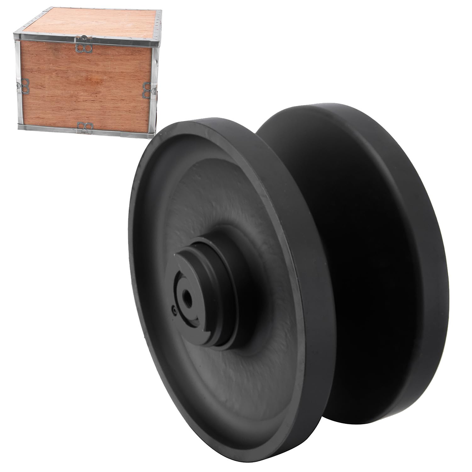 YUFUQIDA # AT366458 Front Rear Idler Compatible with John Deere CT315 CT322 CT333 317G 319D 319E 323D 323E 325G 329D 329E 333D 333E & Volvo MCT110C MCT125C MCT135C MCT145 CAT322755 AT493206 Rear Idler