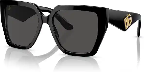 DOLCE&GABBANA DG ジップディテール 黒レザー サンダル *105mm高 61fmGpbc2hL.
