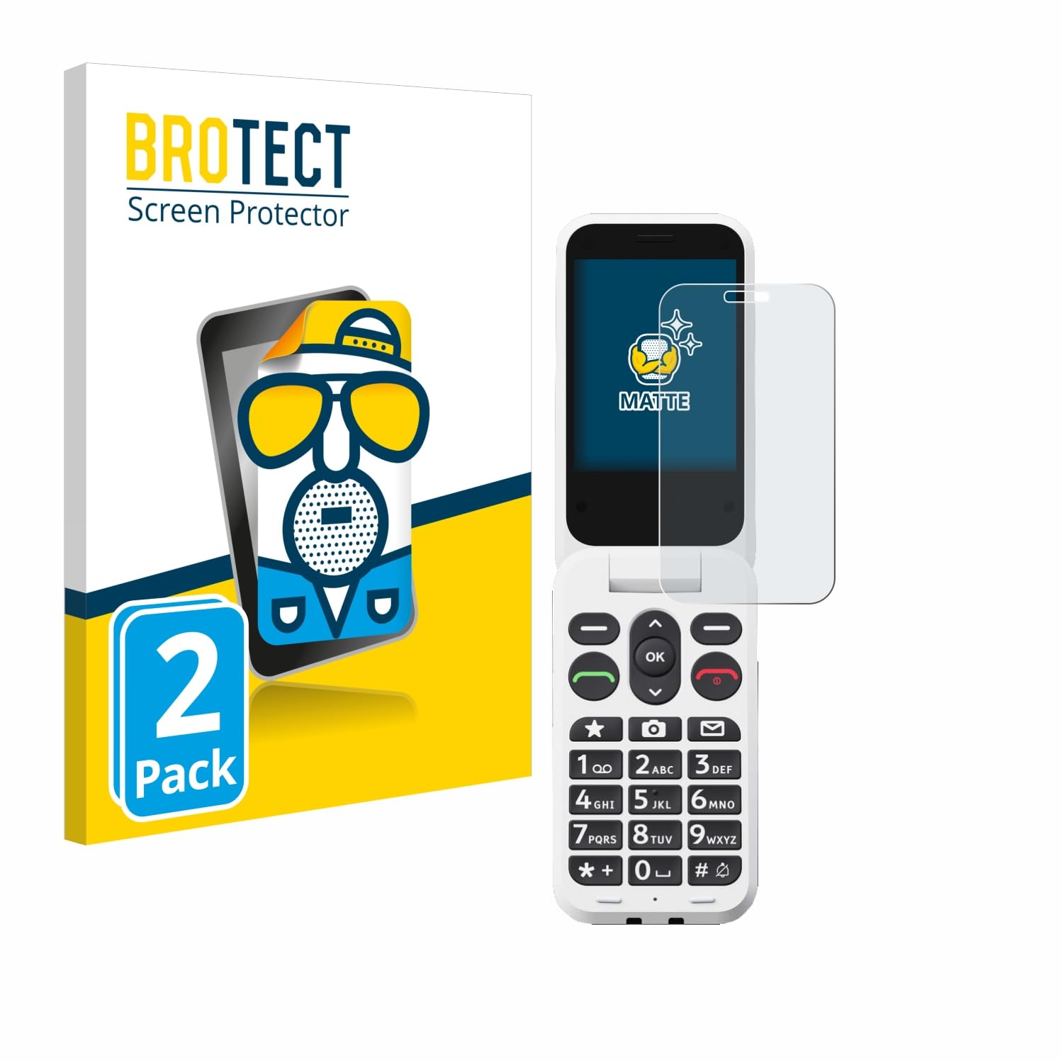 Brotect Pellicola Protettiva Opaca Per Doro 8040 Pellicola Protettiva Anti- Riflesso (2 Pezzi