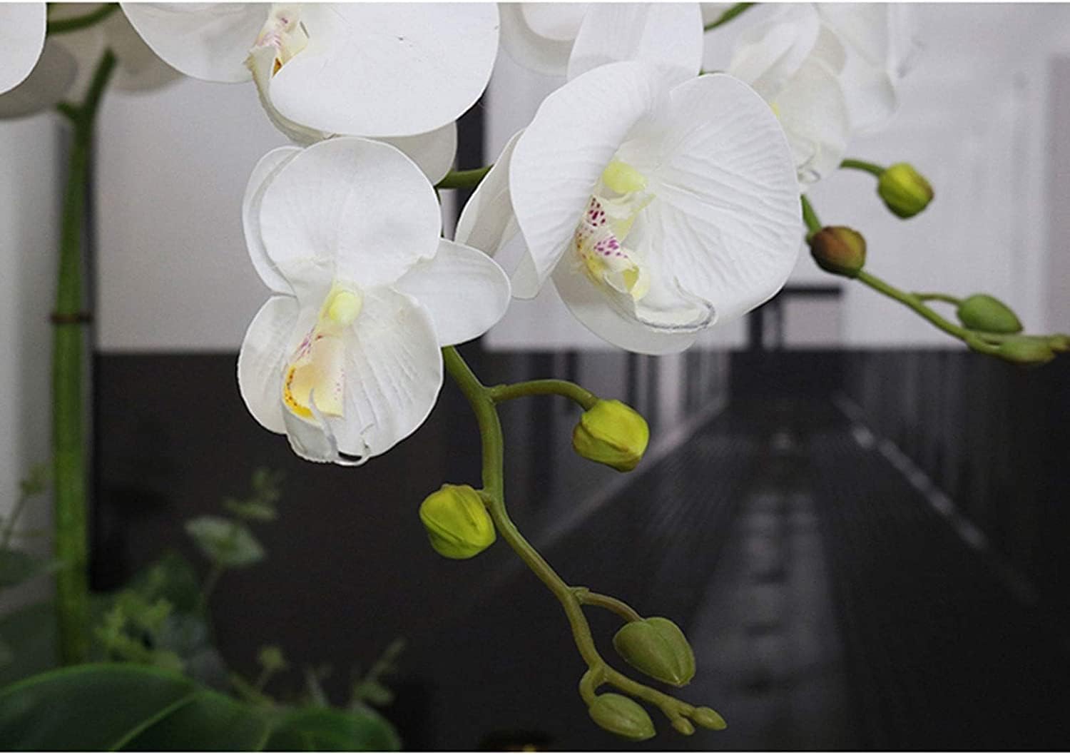 Sztuczny Kwiat Lateksowy Sztuczna Orchidea Z Ceramiczną Doniczką Sztuczne Kwiaty Phalaenopsis Sztuczne Kwiaty 56 Cm Sztuczne Orchidee Sztuczne Kwiaty