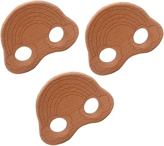 GARVALON 3 Peças Acessórios Para Dentes Mordedor Infantil Brinquedos Para Mastigar Brinquedos Infantis Mordedor Molar Brinquedos Para Bebês Brinquedos De Dentição Para Bebês Mordedor